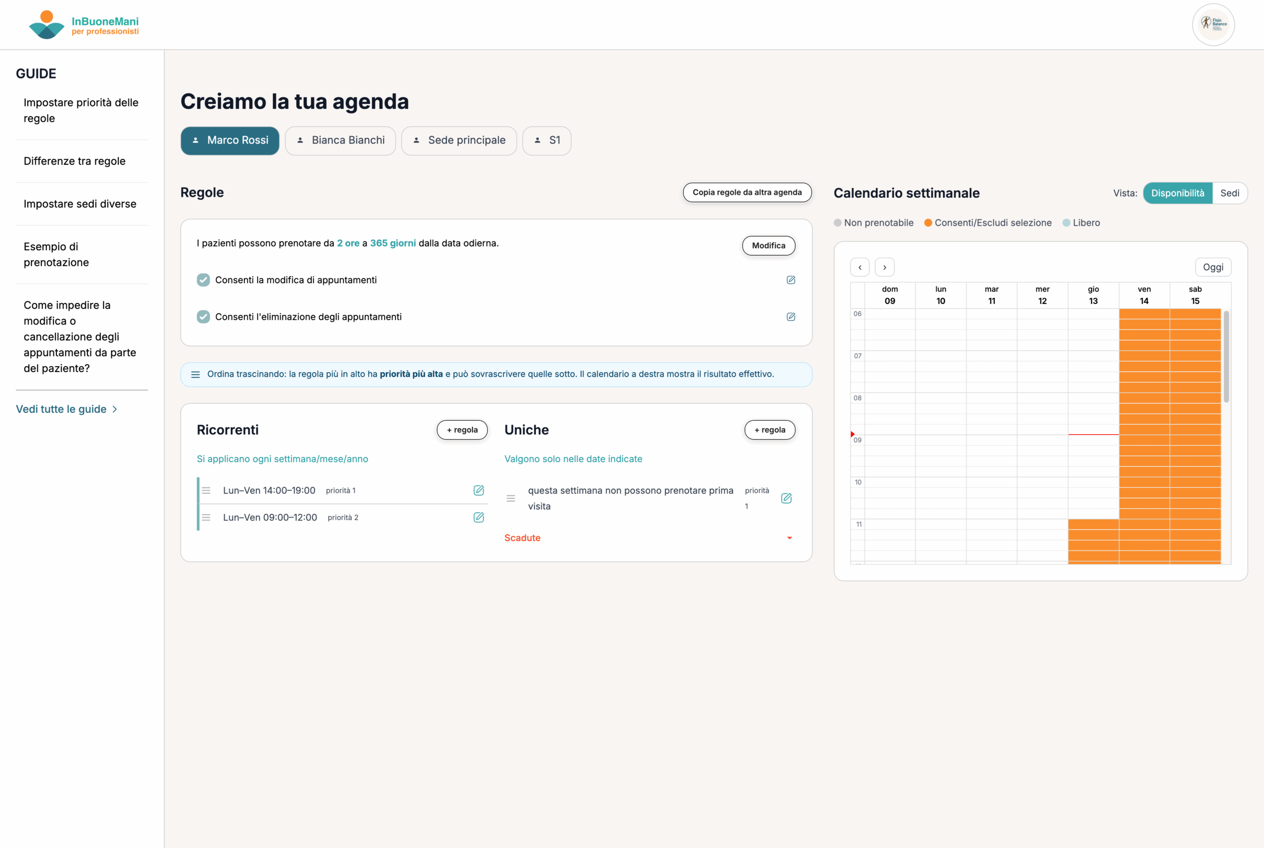 Eccezioni e indisponibilità