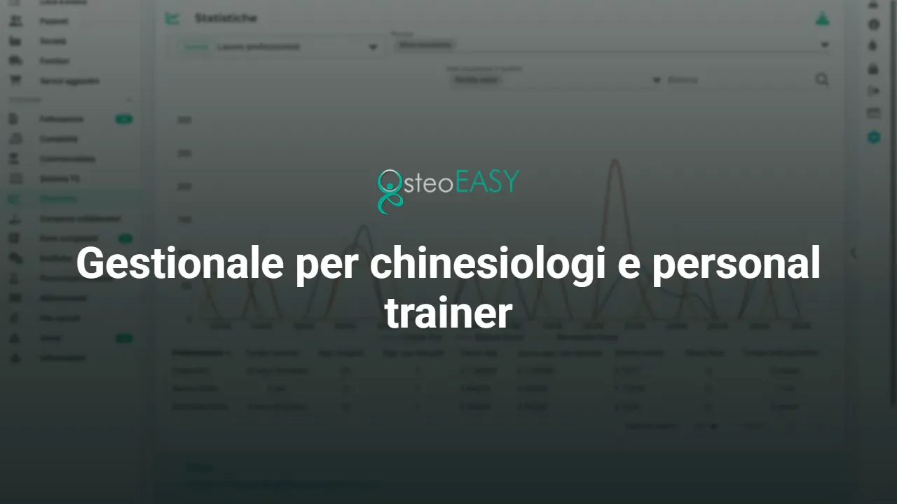 Gestionale per chinesiologi e personal trainer