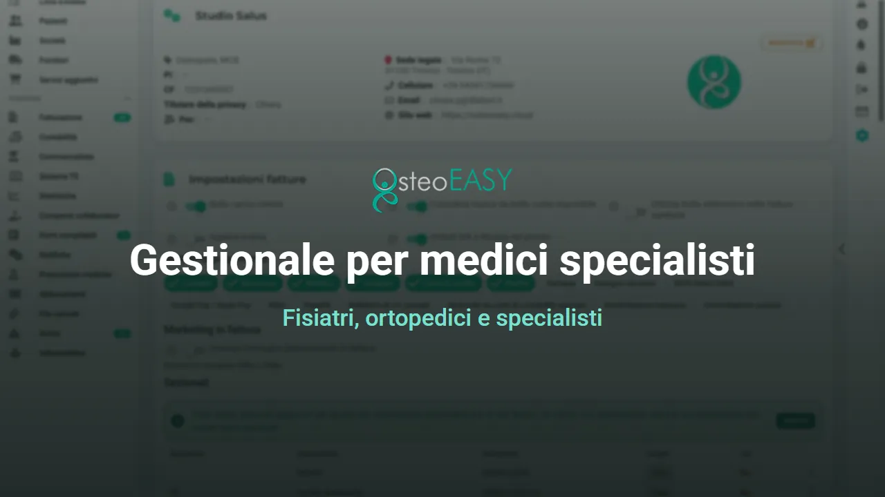 Gestionale per medici specialisti