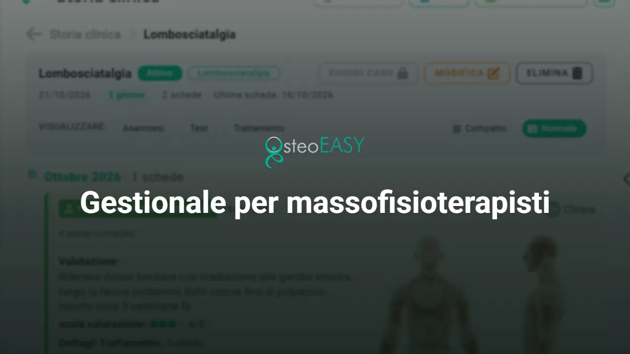 Gestionale per massofisioterapisti