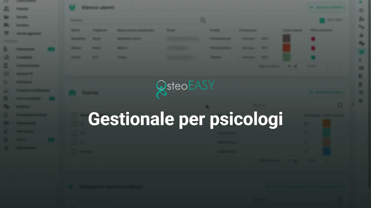 Gestionale per psicologi